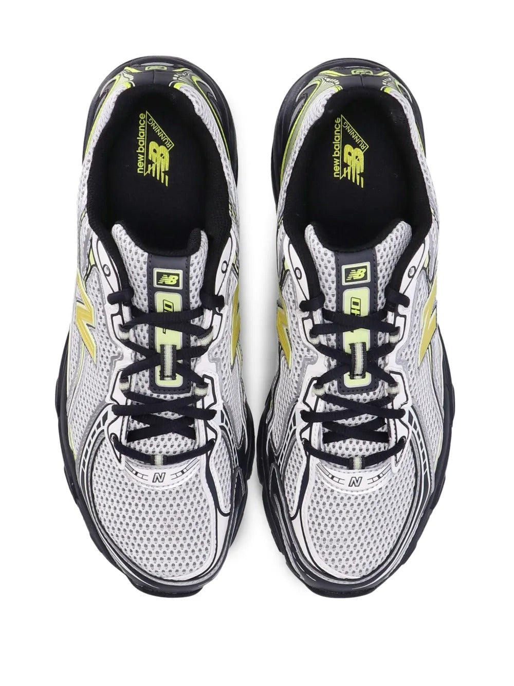 New Balance U740 - Cinza/Amarelo/Preto