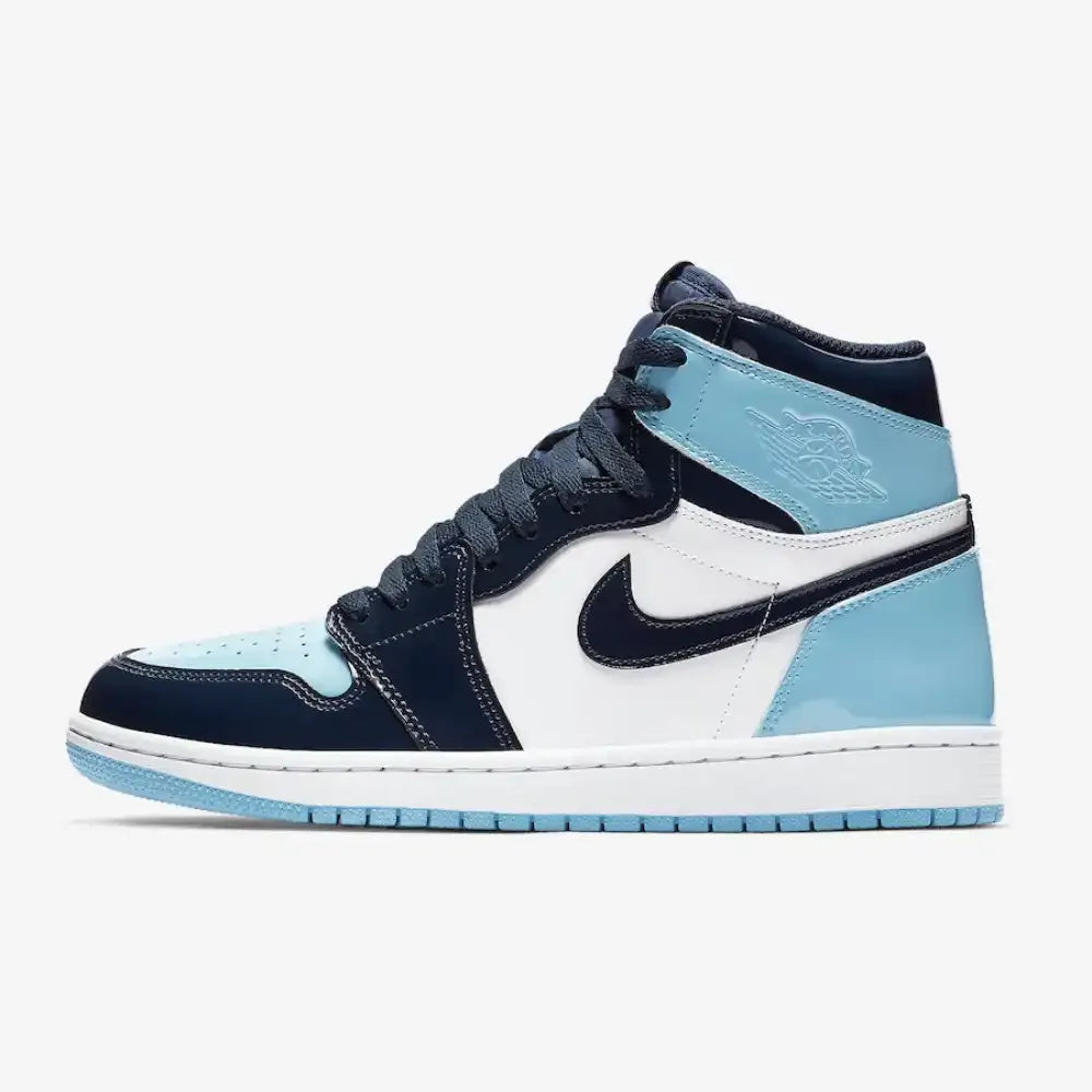 Jordan 1 Retro High UNC Patent - Azul Envernizado