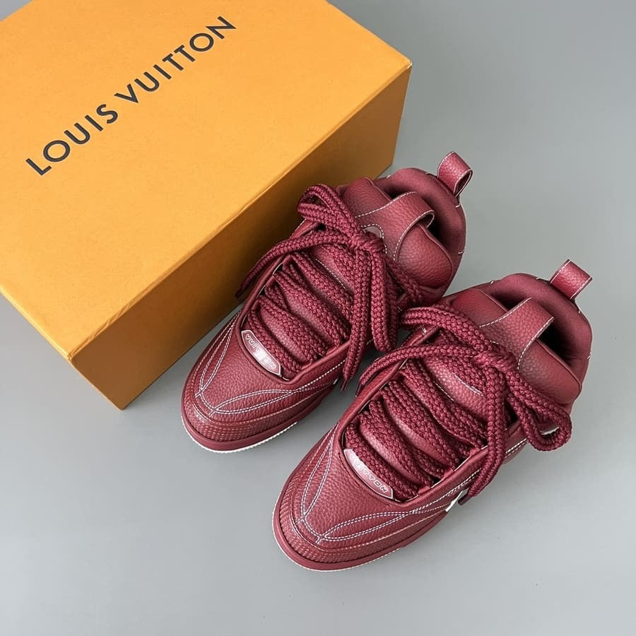 Louis Vuitton LV Skate Sneaker – Bordô/Vermelho