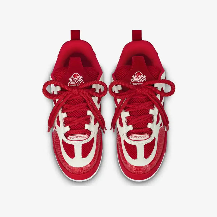 Louis Vuitton LV Skate Sneaker – Vermelho/Branco
