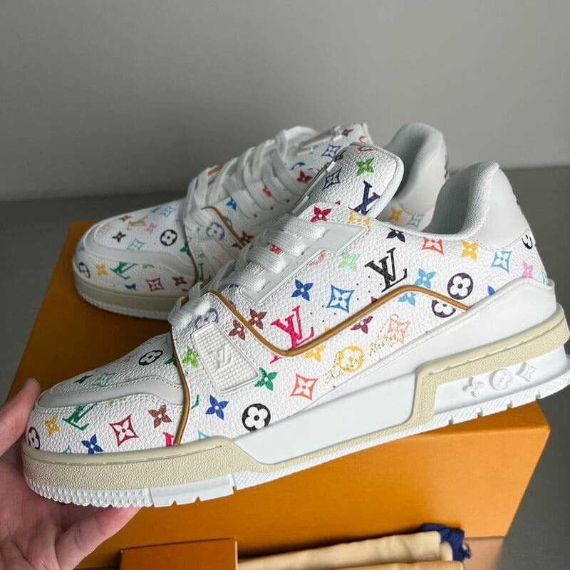 Louis Vuitton LV Trainer x Takashi Murakami – Branco