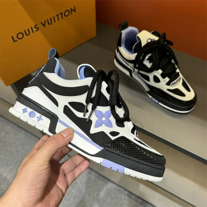 Louis Vuitton LV Skate – Preto/Branco/Azul Claro