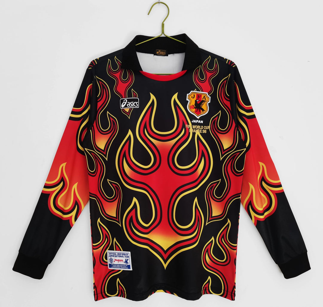 Camisa Retrô Japão de Goleiro 1998 - Manga Longa