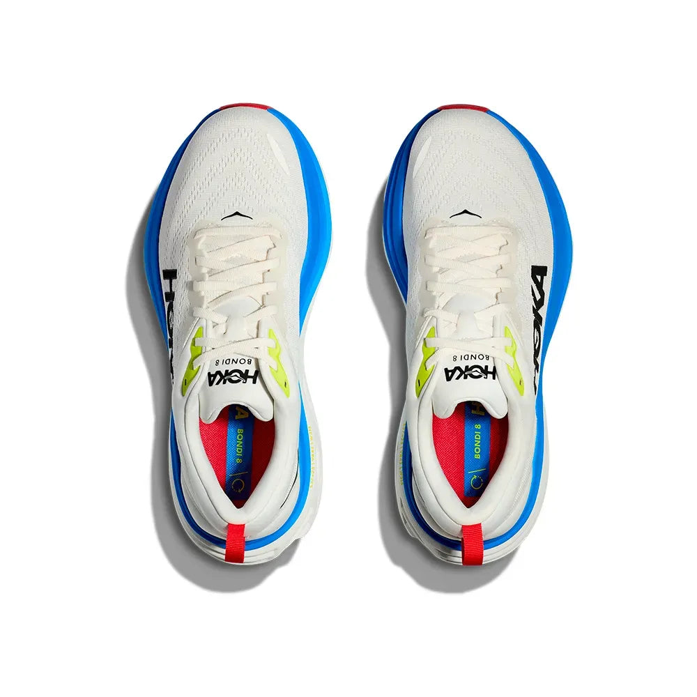 Hoka Bondi 8 - Branco/Azul