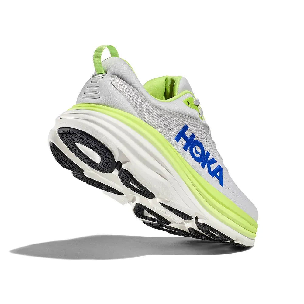 Hoka Bondi 8 - Cinza/Verde Lima