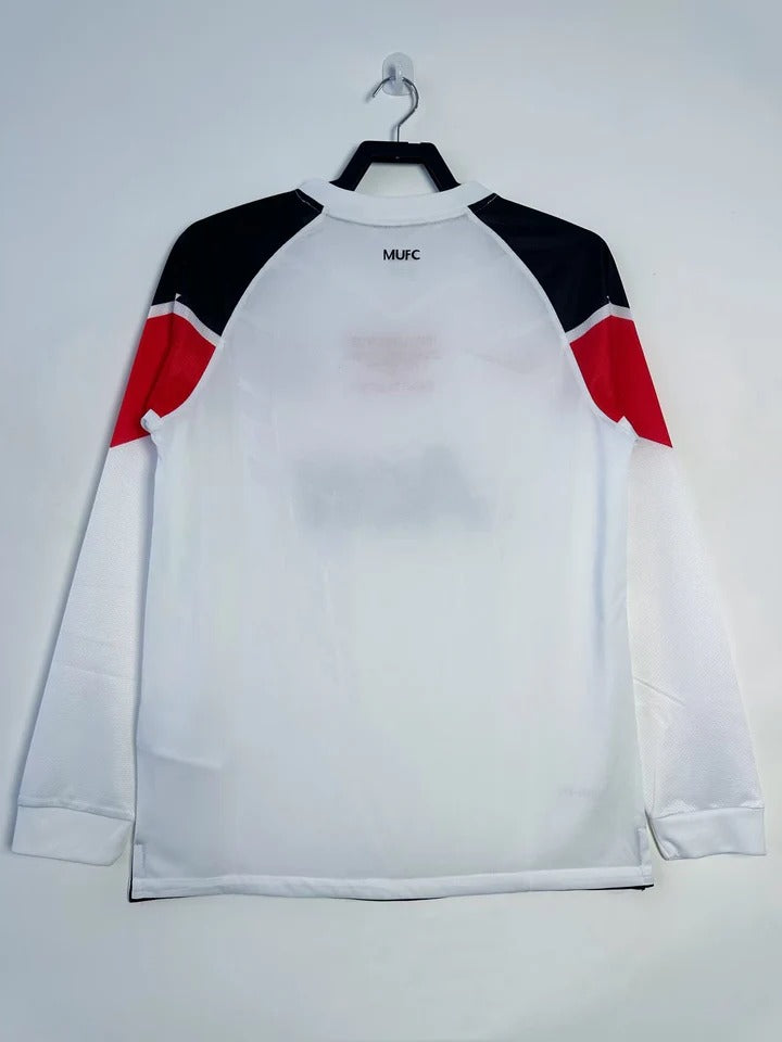 Camisa Retrô Manchester United 2010/11 Away - Manga Longa