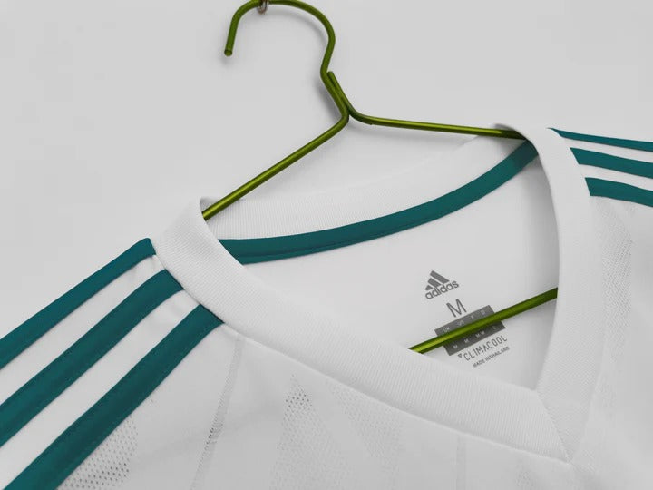 Camisa Retrô Real Madrid 2017/18 Home - Manga Longa