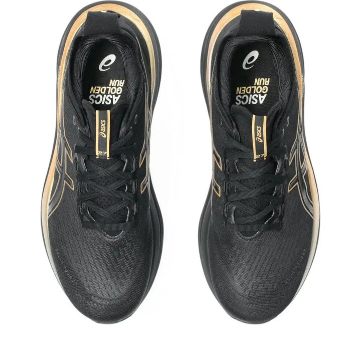 ASICS GEL Nimbus 27 - Preto/Dourado
