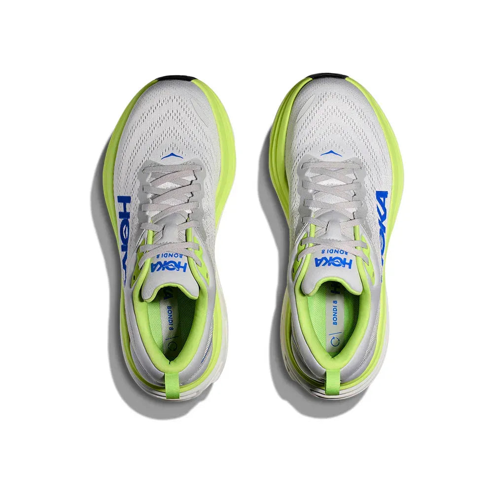 Hoka Bondi 8 - Cinza/Verde Lima