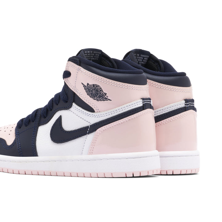 Jordan 1 Retro High Atmosphere - Branco/Rosa/Obsidian