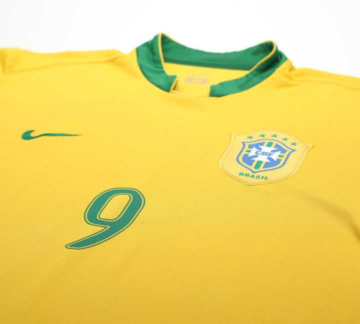 Camisa Retrô Brasil 2006 Home - Ronaldo #9 (Pronta Entrega)