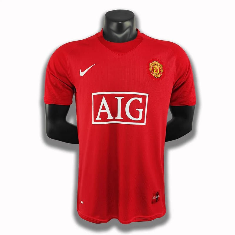 Camisa Retrô Manchester United 2007/08 Home