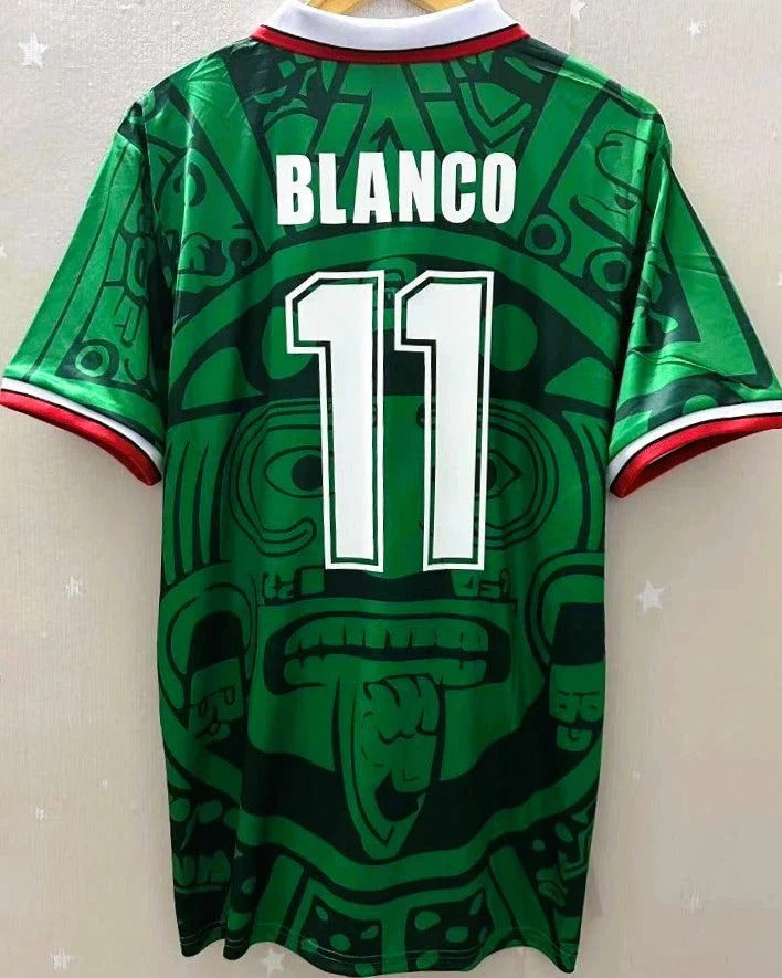 Camisa Retrô México 1998/99 Home - Blanco #11