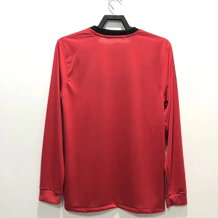 Camisa Retrô Manchester United 2010 Home - Manga Longa