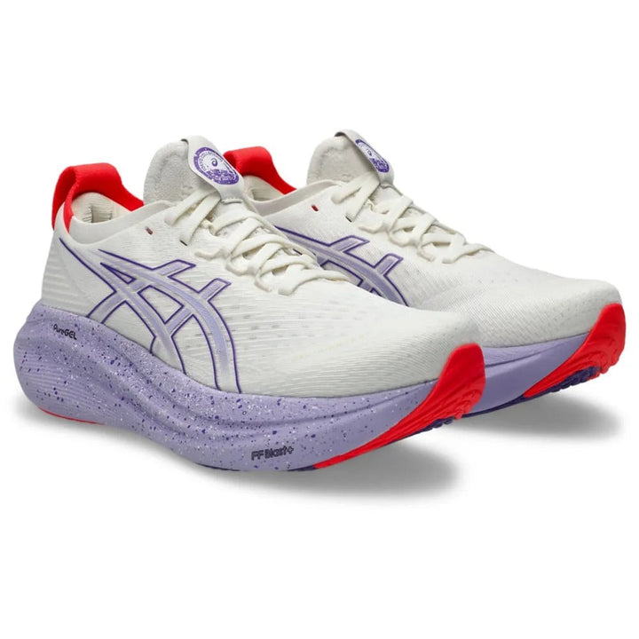ASICS GEL Nimbus 27 - Bege/Roxo