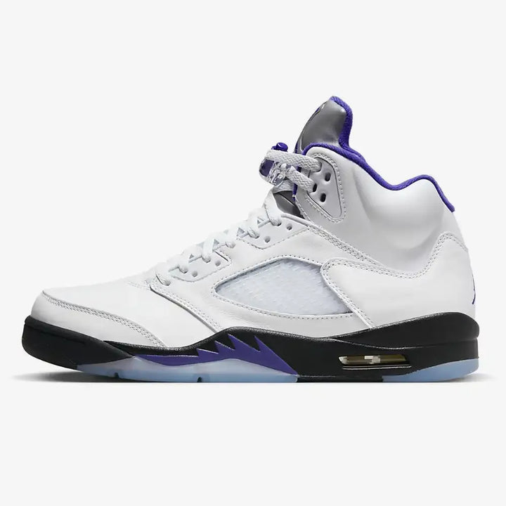Air Jordan 5 - Branco/Roxo Escuro