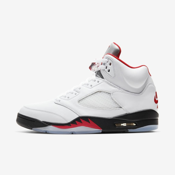 Air Jordan 5 - Branco/Preto/Vermelho