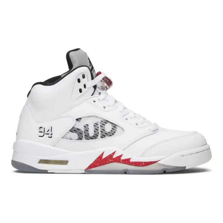 Supreme x Air Jordan 5 Retro - Branco