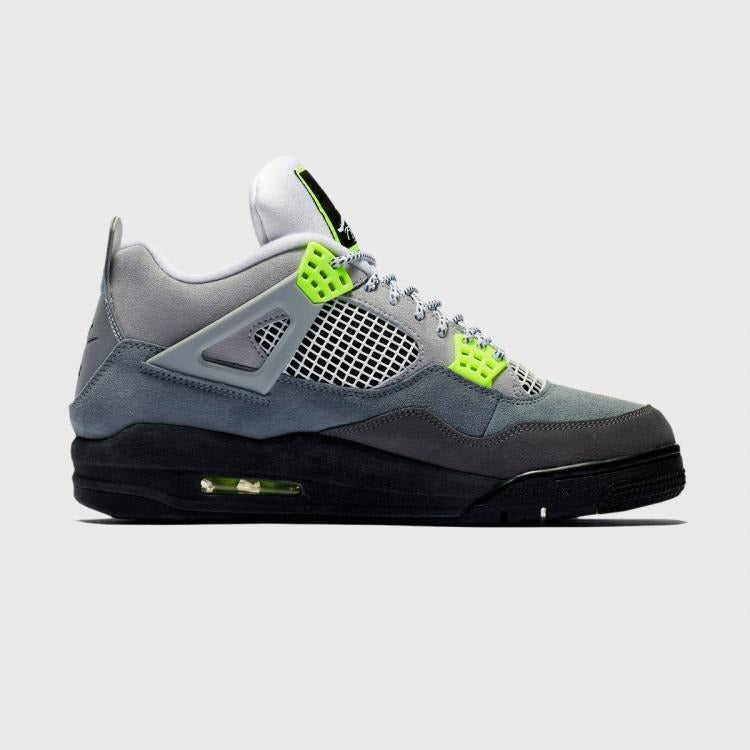 Air Jordan 4 - Cinza/Verde Lima
