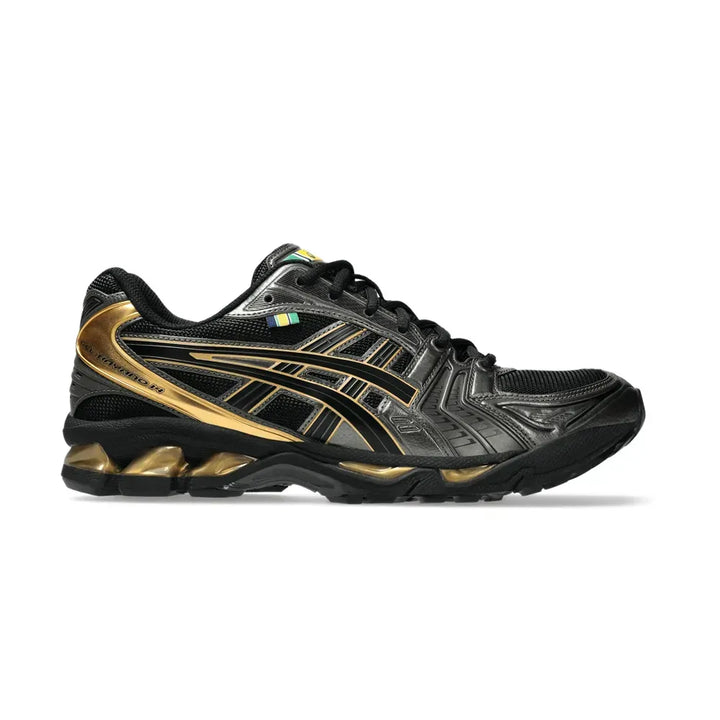 Asics Gel Kayano 14 x Senna - Preto/Dourado