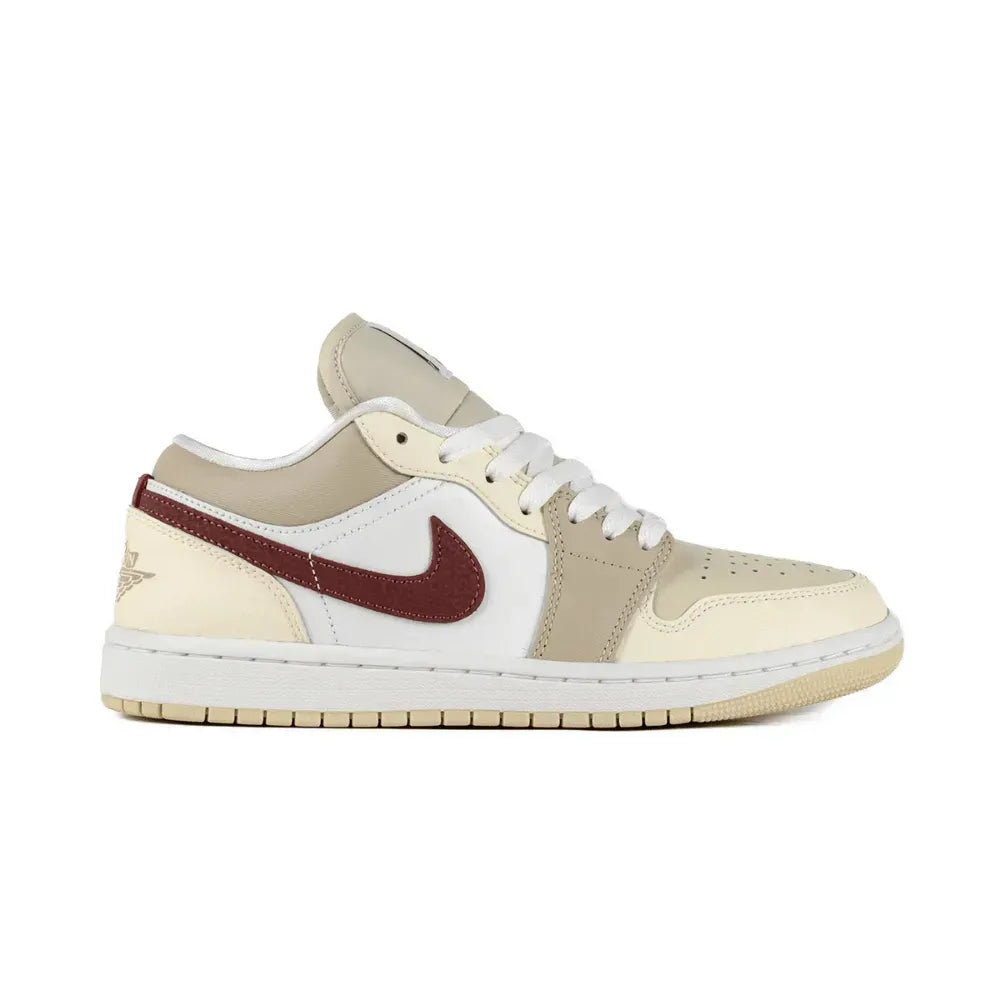 Air Jordan 1 Low - Creme/Vermelho