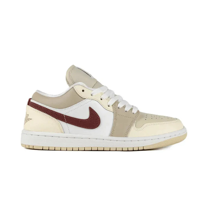 Air Jordan 1 Low - Creme/Vermelho