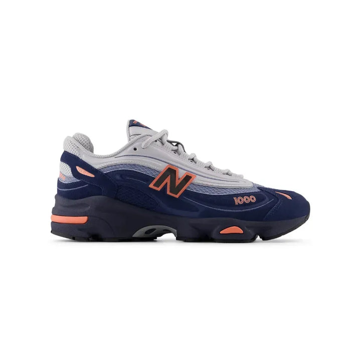 New Balance 1000 – Cinza/Azul/Laranja