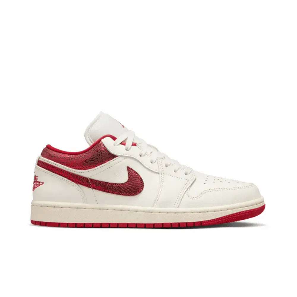 Air Jordan 1 Low - Branco/Vermelho