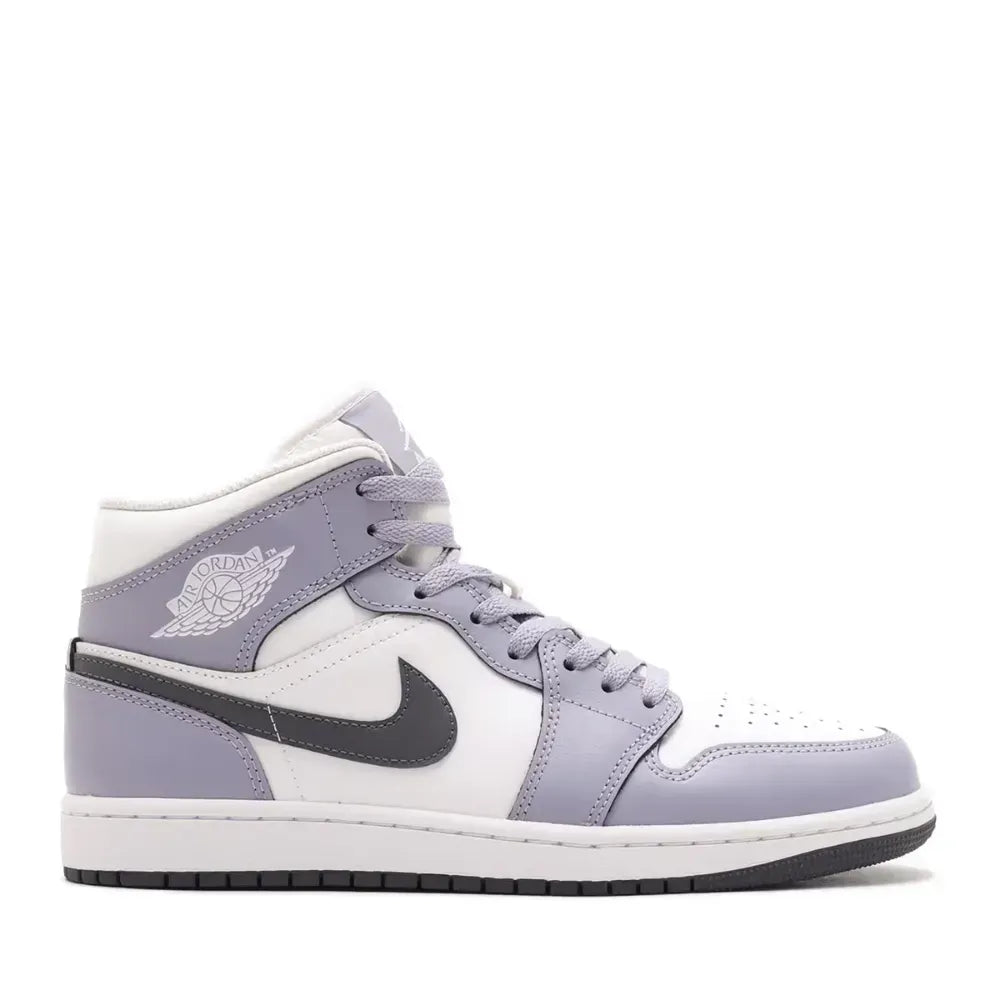 Air Jordan 1 Mid - Branco/Cinza