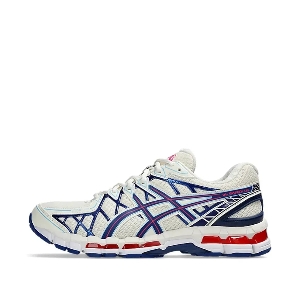ASICS Gel Kayano 20 - Creme/Azul/Vermelho