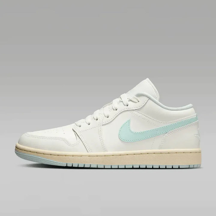 Air Jordan 1 Low - Creme/Ciano