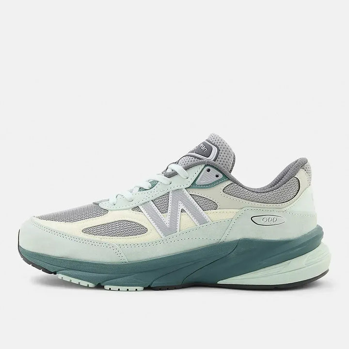 New Balance 990v6 MiUSA – Cinza/Bege/Verde
