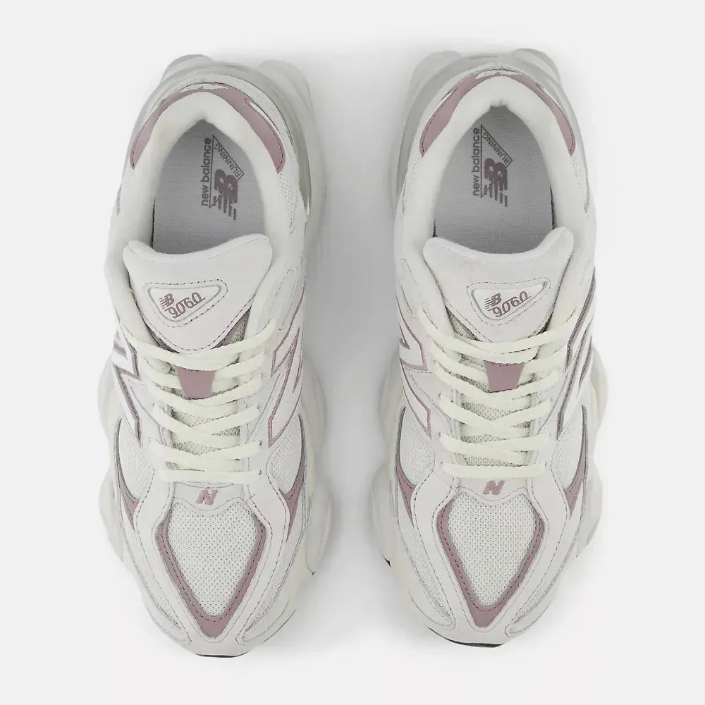 New Balance 9060 – Cinza/Branco Gelo/Vinho