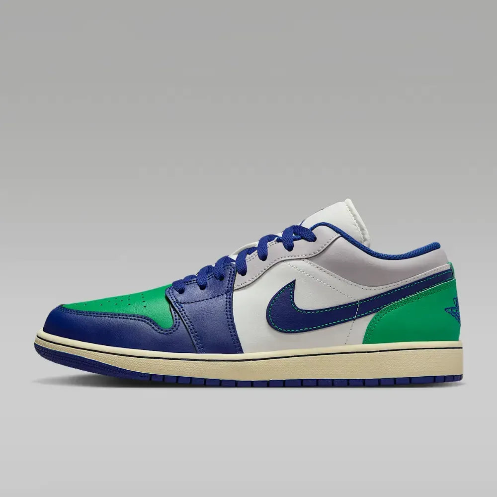 Air Jordan 1 Low - Branco/Verde/Azul