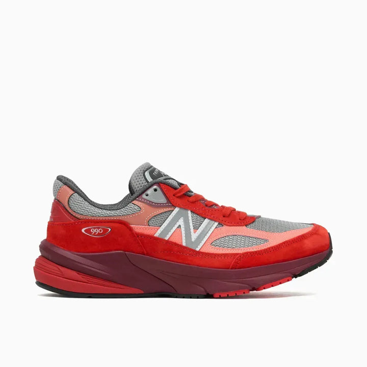 New Balance 990v6 MiUSA – Cinza/Vermelho