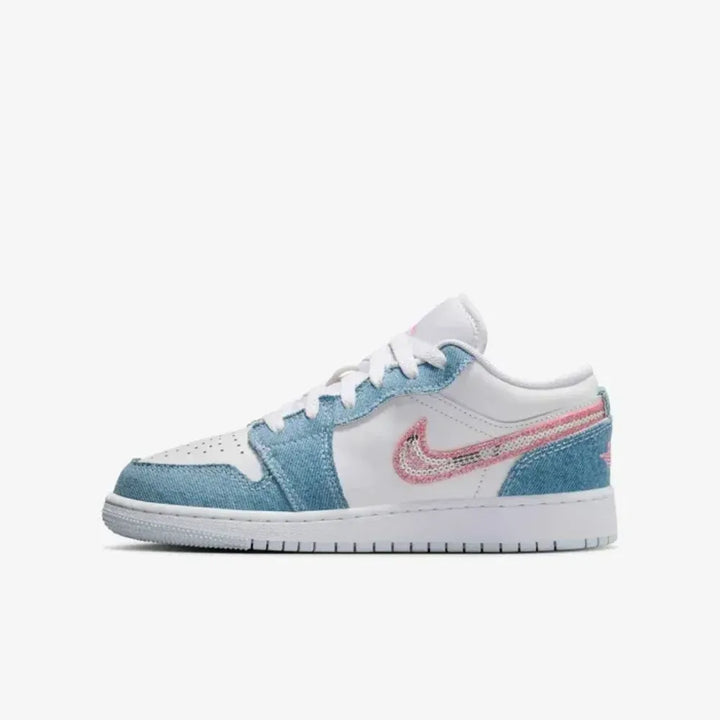 Air Jordan 1 Low SE GS - Azul/Branco