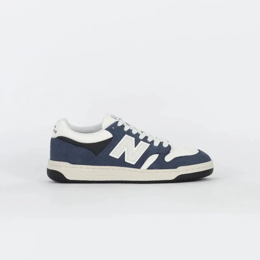 New Balance 480 Low - Bege/ Azul Marinho