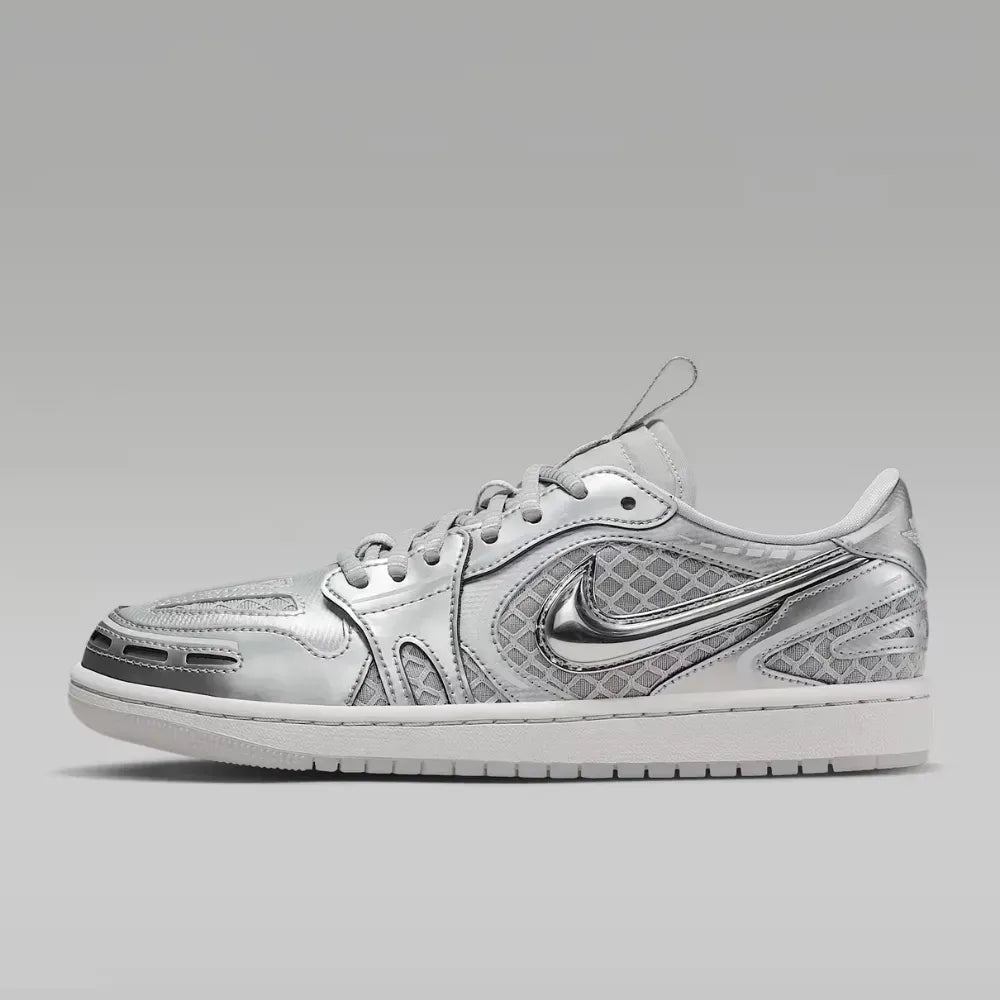 Air Jordan 1 Low - Prata Metálica