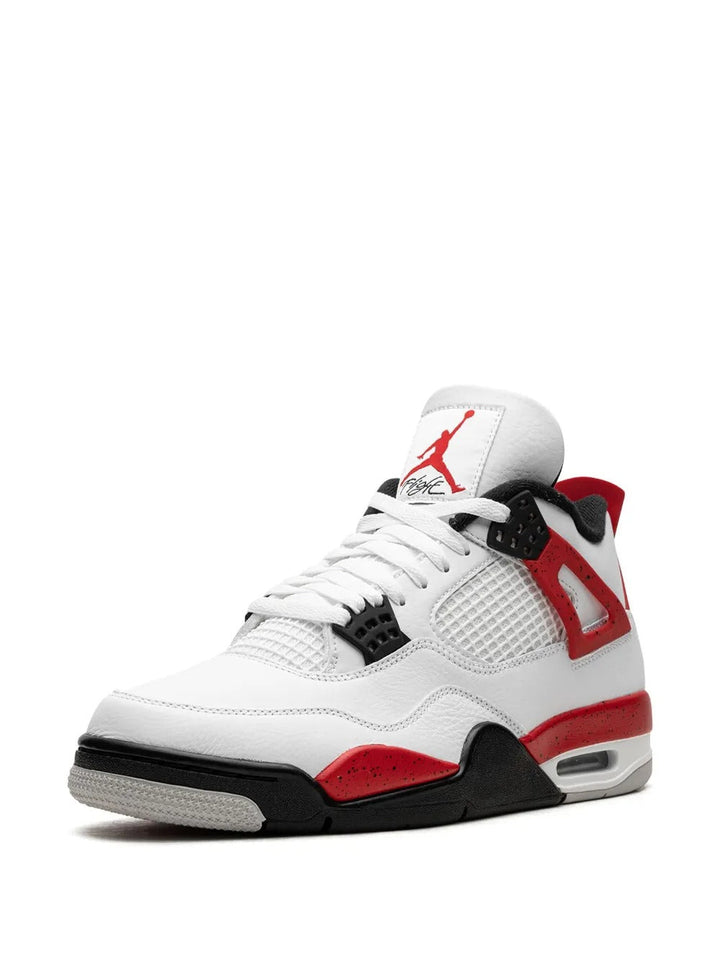 Air Jordan 4 - Branco/Vermelho/Preto