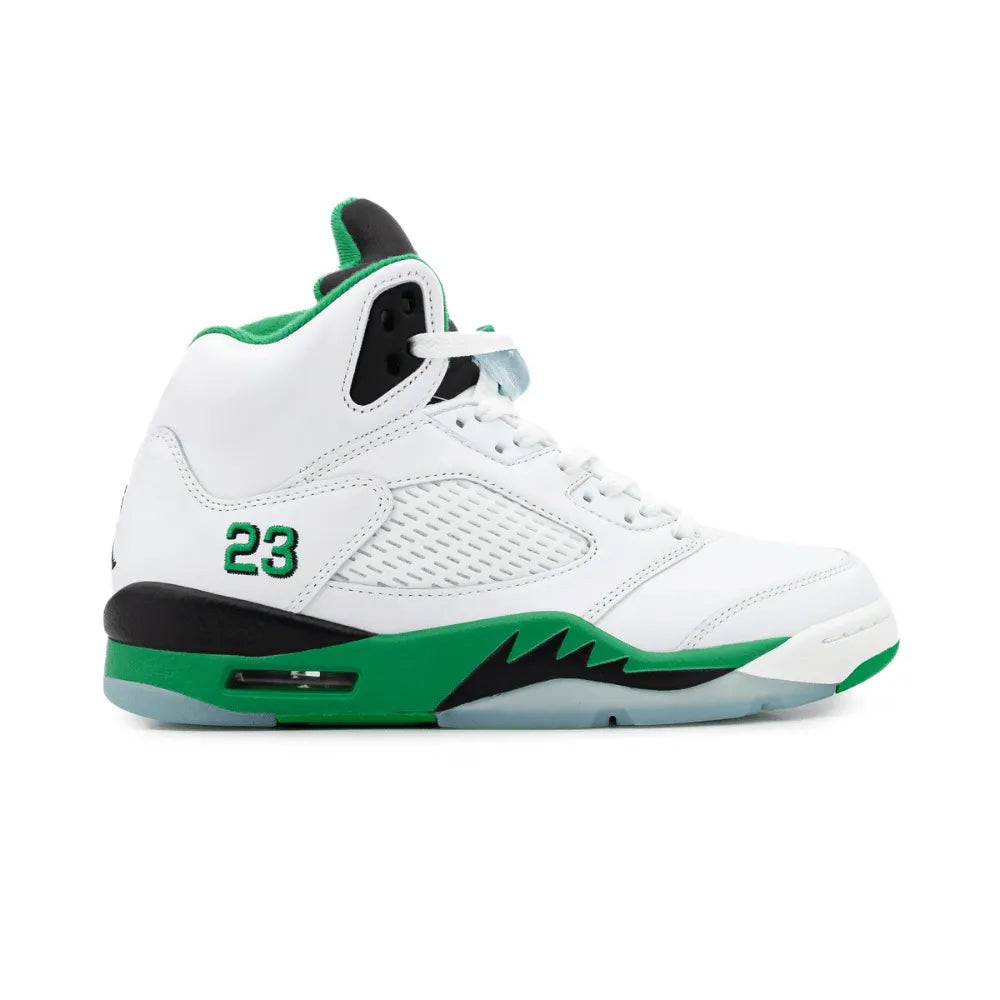 Air Jordan 5 - Branco/Preto/Verde