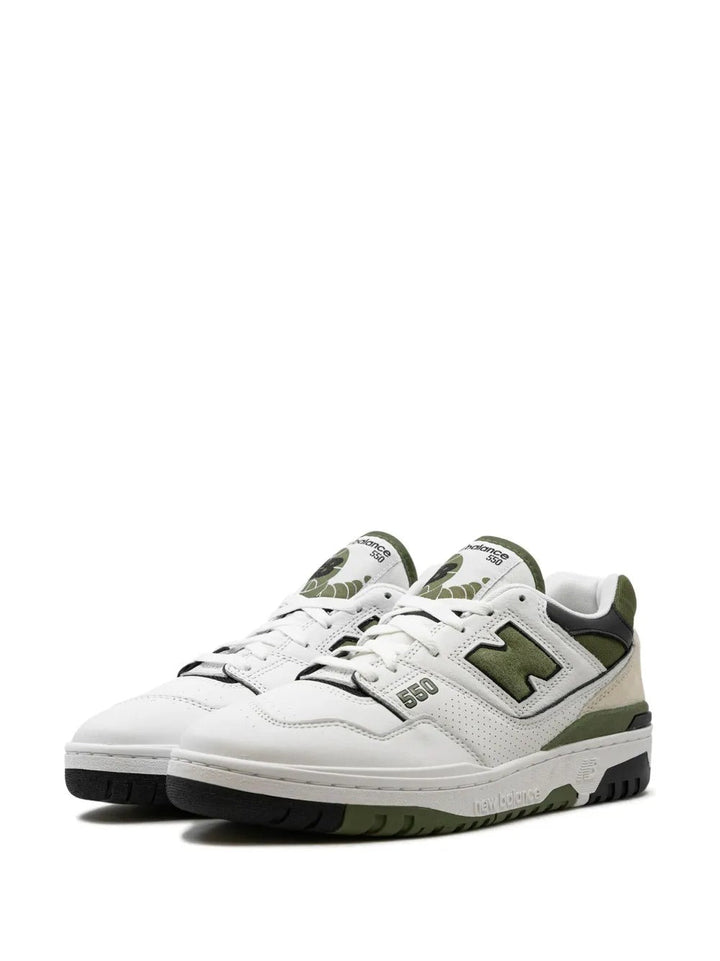 New Balance 550 - Branco/Verde Oliva/Bege