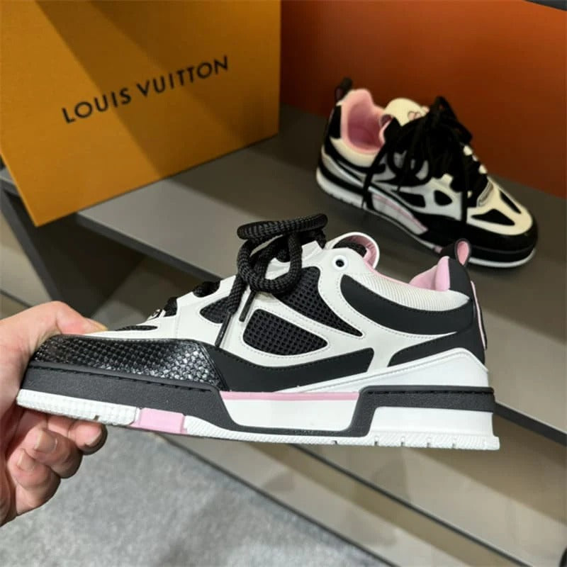 Louis Vuitton LV Skate – Preto/Branco/Rosa