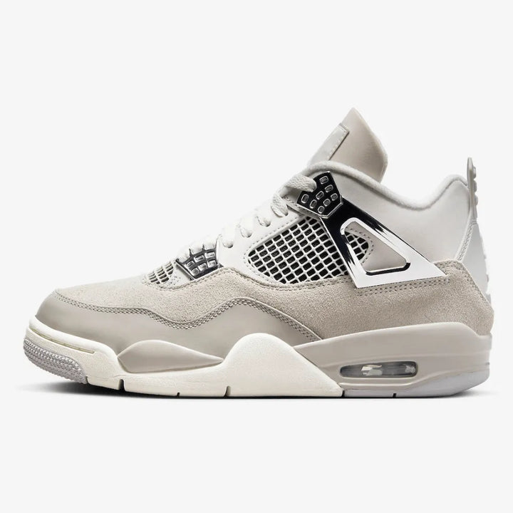 Air Jordan 4 - Off White/Taupe/Metalizado