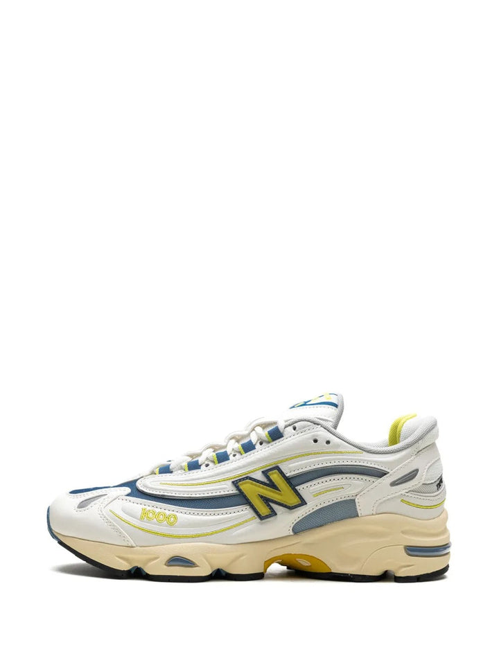 New Balance 1000 - Branco/Azul Marinho/Amarelo Claro