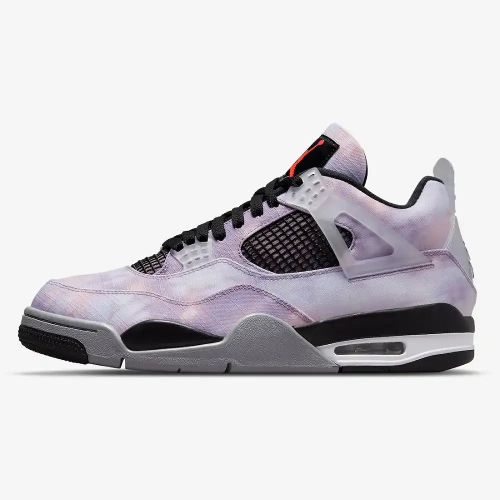 Air Jordan 4 - Lavanda/Preto/Cinza
