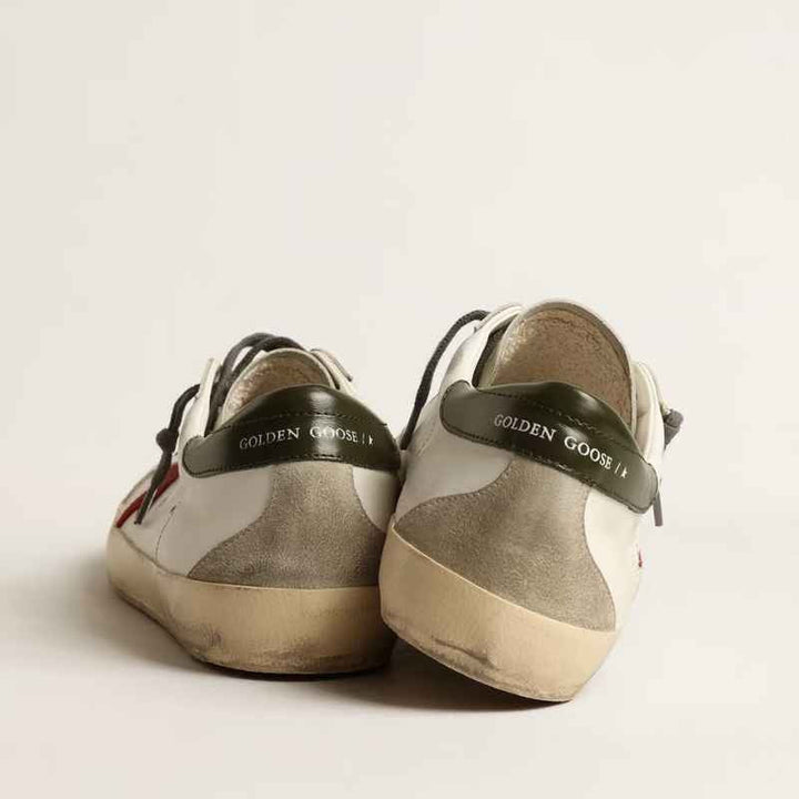 Golden Goose Superstar - Off White/Vermelho