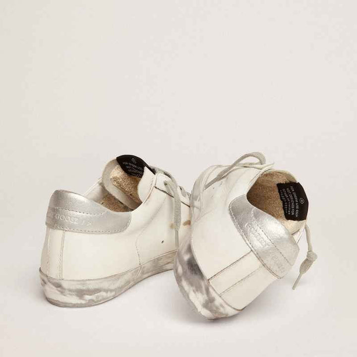 Golden Goose Superstar - Off White/Prata