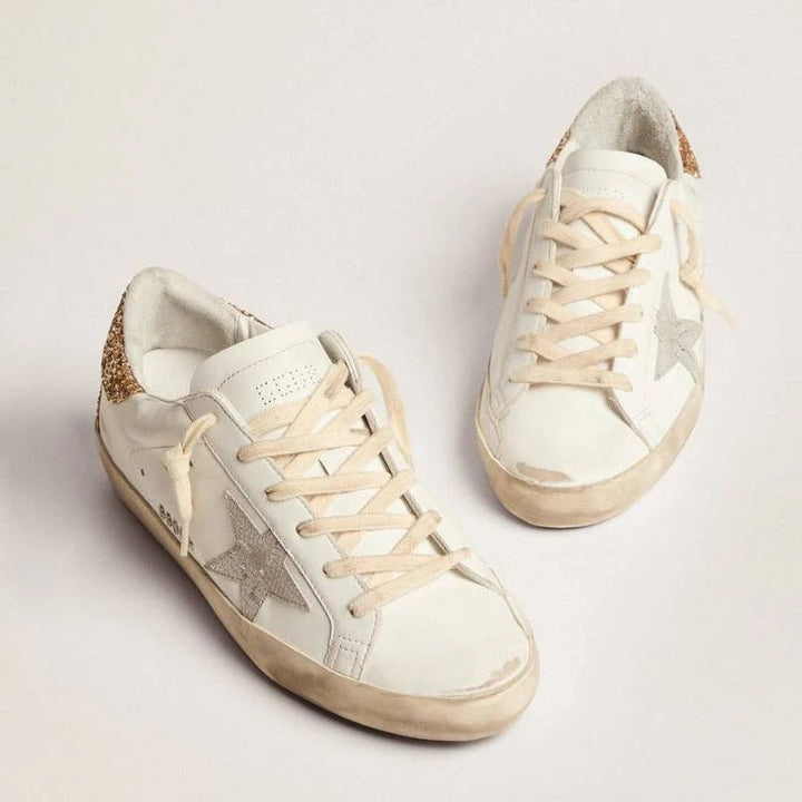 Golden Goose Superstar - Off White/Dourado/Prata