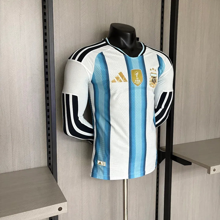 Camisa Argentina Home 2026 Manga Longa - Versão Jogador