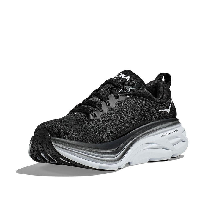 Hoka Bondi 8 – Preto/Branco